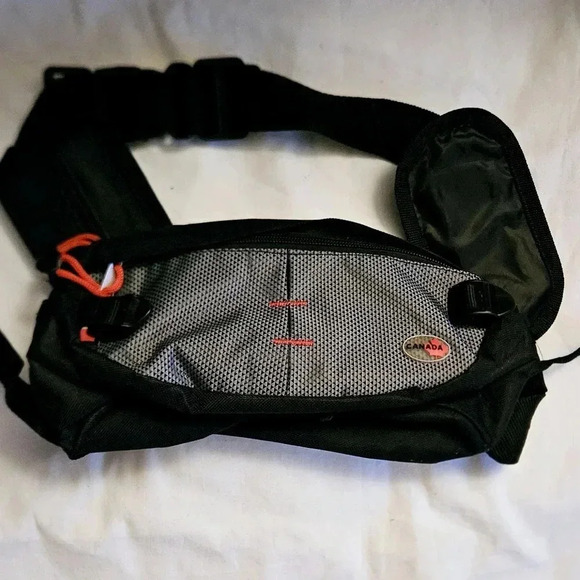 Canada Fanny Waist travel Sports adventure waterproof Pounch strap Black Zipper - Picture 1 of 11